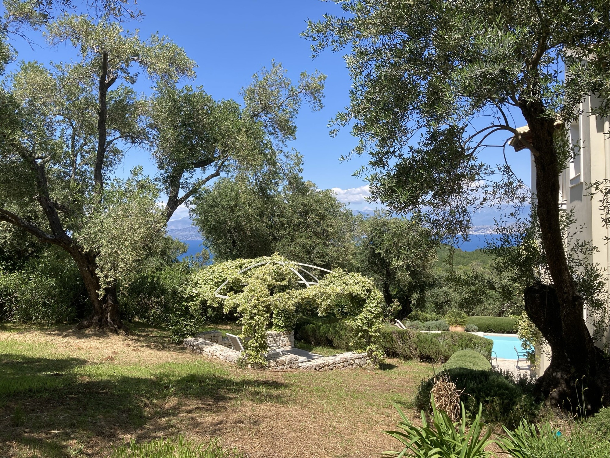 Pergola, Pool & Sea